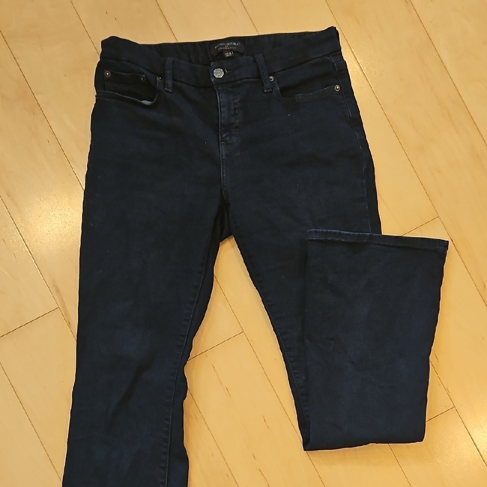 Banana Republic Women's Boot Cut Jeans - Dark Blue